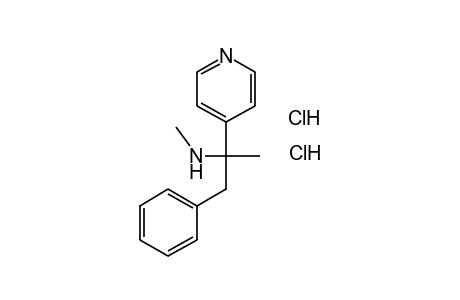 4-[alpha-METHYL-alpha-(METHYLAMINO)PHENETHYL]PYRIDINE, DIHYDROCHLORIDE