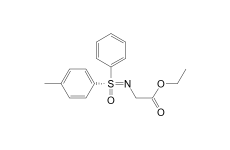 Sulfoximine, N-(2-ethoxy-2-oxoethyl)-S-(4-methylphenyl)-S-phenyl-, (R)-