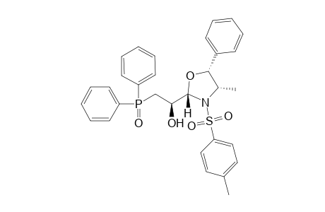 (1R)-2-diphenylphosphoryl-1-[(2S,4S,5R)-4-methyl-3-(4-methylphenyl)sulfonyl-5-phenyl-2-oxazolidinyl]ethanol