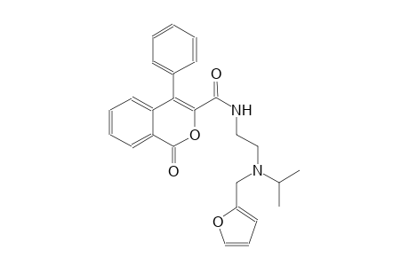 1H-2-benzopyran-3-carboxamide, N-[2-[(2-furanylmethyl)(1-methylethyl)amino]ethyl]-1-oxo-4-phenyl-