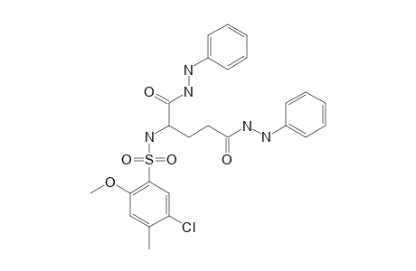 N(1),N(5)-BIS-PHENYL-2-N-(5-CHLORO-2-METHOXY-4-METHYLPHENYLSULPHONYL)-GLUTAMIC-ACID-DIHYDRAZIDE