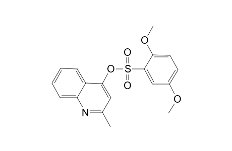 2,5-Dimethoxybenzenesulfonic acid, (2-methylquinolin-4-yl) ester
