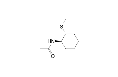 Acetamide, N-[2-(methylthio)cyclohexyl]-, trans-