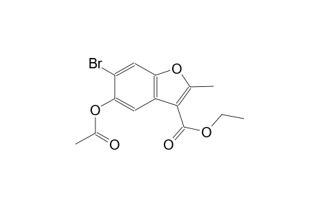 ethyl 5-(acetyloxy)-6-bromo-2-methyl-1-benzofuran-3-carboxylate