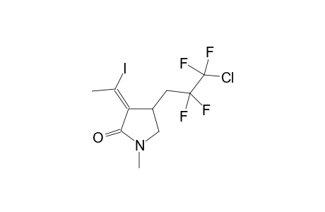 4-(2'-Chlorotetrafluoroethylmethyl)-2-(E)-(1'-iodopethylidene)-1-methyl-2(3H)-dihydropyrrolidone