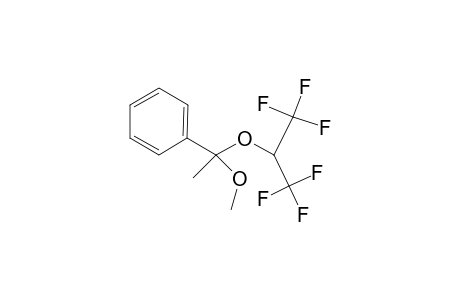 Benzene, [1-methoxy-1-[2,2,2-trifluoro-1-(trifluoromethyl)ethoxy]ethyl]-