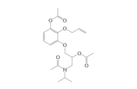 1-Acetoxy-2-(2-propenoxy)-3-(2-acetoxy-3-(N-acetyl-N-isopropyl-amino-propoxy)-benzene