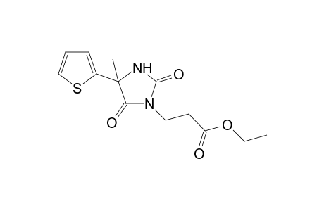 2,5-dioxo-4-methyl-4-(2-thienyl)-1-imidazolidinepropionic acid, ethyl ester