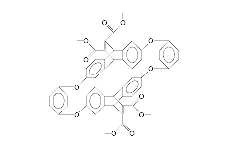 Bis(DL-9,10-dihydro-11,12-dicarbomethoxy-etheno-anthracene-2,6-diyl) bis(1,4-bis(methylenoxy)-benzene) cycle