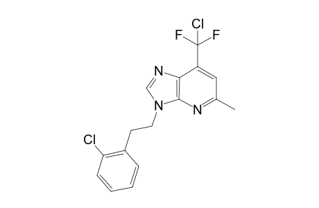 7-[chloro(difluoro)methyl]-3-[2-(2-chlorophenyl)ethyl]-5-methyl-3H-imidazo[4,5-b]pyridine