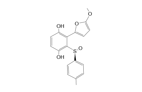 (SS)-2-(5-Methoxy-2-furanyl)-3-(p-tolylsulfinyl)-1,4-dihydroxybenzene