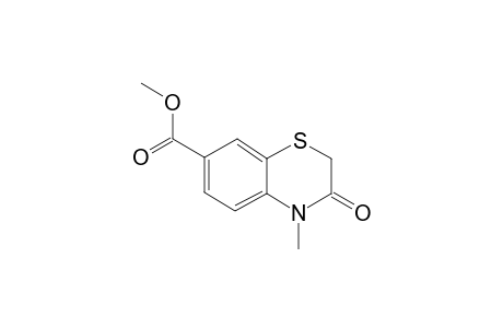 3,4-Dihydro-3-oxo-2H-1,4-benzothiazine-7-carboxylic acid, N,o-bis-methyl