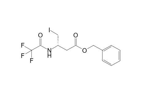 4-Iodo-3S-(2',2',2'-trifluoroacetylamino)butanoic acid - Benzyl ester