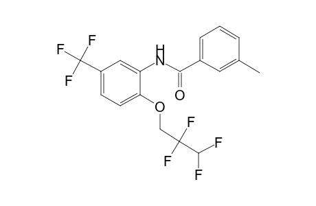 3-Methyl-N-[2-(2,2,3,3-tetrafluoropropoxy)-5-(trifluoromethyl)phenyl]benzamide