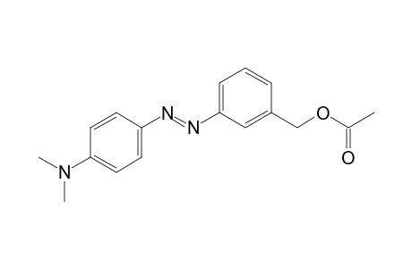 m-{[p-(dimethylamino)phenyl]azo}benzyl alcohol, acetate (ester)
