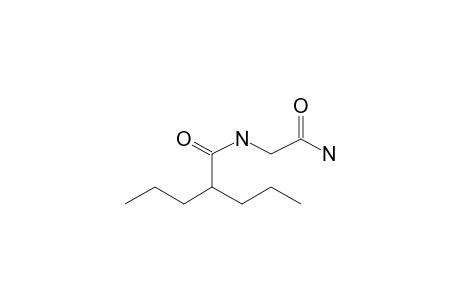 N-(Carbamoylmethyl)-2-propylpentanamide