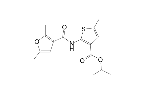 isopropyl 2-[(2,5-dimethyl-3-furoyl)amino]-5-methyl-3-thiophenecarboxylate