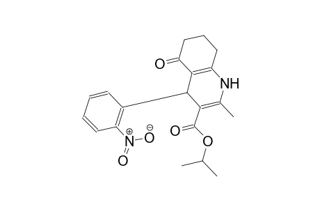 isopropyl 2-methyl-4-(2-nitrophenyl)-5-oxo-1,4,5,6,7,8-hexahydro-3-quinolinecarboxylate