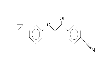 Benzonitrile, 4-[2-[3,5-bis(1,1-dimethylethyl)phenoxy]-1-hydroxyethyl]-
