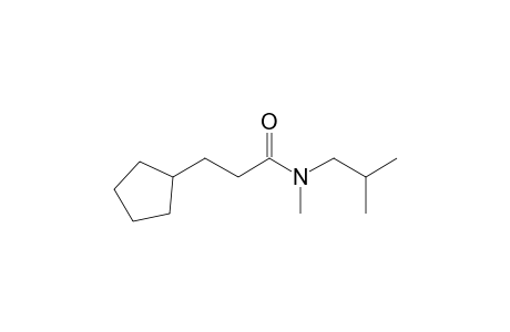 Propionamide, 3-cyclopentyl-N-methyl-N-isobutyl-