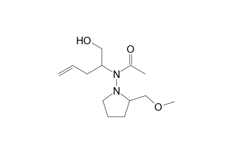 N-[(1-Hydroxymethyl)but-3-enyl]-N-[(2'-(methoxymethyl)pyrrolidin-1'-yl]acetamide