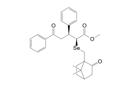 Methyl (2S,3S)-5-oxo-3,5-diphenyl-2-(camphorylseleno)pentanoate