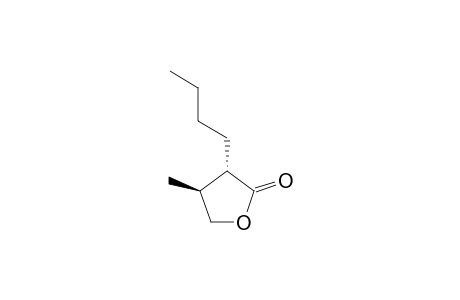 trans-3-Butyl-4-methyldihydrofuran-2(3H)-one
