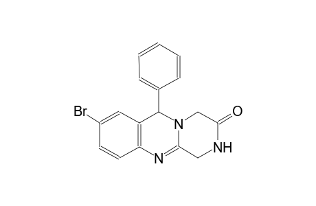 2H-pyrazino[2,1-b]quinazolin-3(4H)-one, 8-bromo-1,6-dihydro-6-phenyl-