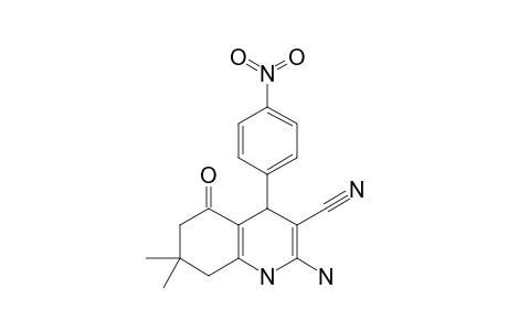 2-AMINO-3-CYANO-7,7-DIMETHYL-4-(4'-NITROPHENYL)-5,6,7,8-TETRAHYDRO-4H-CHROMENE