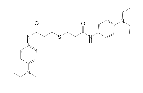 3-({3-[4-(diethylamino)anilino]-3-oxopropyl}sulfanyl)-N-[4-(diethylamino)phenyl]propanamide