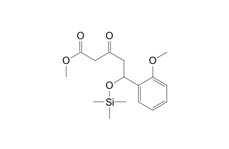 Benzenepentanoic acid, 2-methoxy-.beta.-oxo-.delta.-[(trimethylsilyl)oxy]-, methyl ester