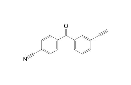 4-(3-Ethynylbenzoyl)benzonitrile