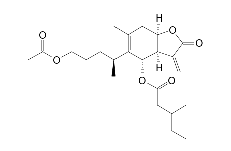 6-o-(3-Methylvaleryl)britannilactone, o-acetyl