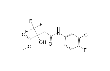 methyl 4-(3-chloro-4-fluoroanilino)-2-hydroxy-4-oxo-2-(trifluoromethyl)butanoate