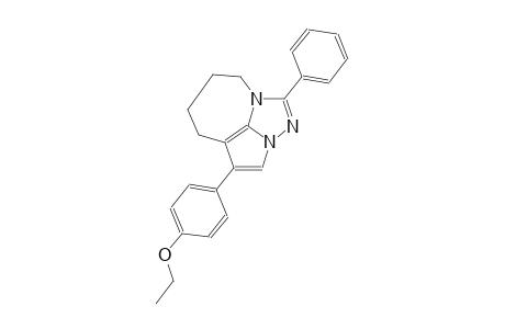4-(4-ethoxyphenyl)-1-phenyl-5,6,7,8-tetrahydro-2,2a,8a-triazacyclopenta[cd]azulene