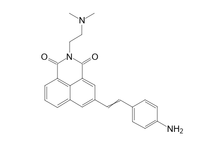 N-(N',N'-dimethylaminoethyl)-3-(2-p-aminophenylvinyl)naphthalimide