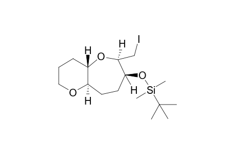 (4aS,6R,7S,9aS)-[7-(tert-Butyldimethylsiloxy)-2,3,4,4a,8,9-hexahydropyran[3,2-b[oxepane-6-yl]iodomethane