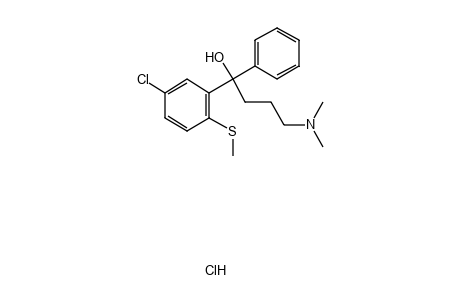 5-CHLORO-alpha-[3-(DIMETHYLAMINO)PROPYL]-2-(METHYLTHIO)BENZHYDROL, HYDROCHLORIDE