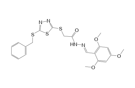 acetic acid, [[5-[(phenylmethyl)thio]-1,3,4-thiadiazol-2-yl]thio]-, 2-[(E)-(2,4,6-trimethoxyphenyl)methylidene]hydrazide