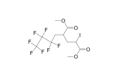 2-(2,2,3,3,4,4,4-heptafluorobutyl)-4-iodo-glutaric acid dimethyl ester