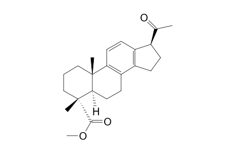 4.alpha.-carbomethoxy-4.beta.-methyl-18-nor-5.alpha.-pregna-8,11,13-trien-20-one