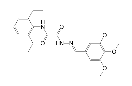 acetic acid, [(2,6-diethylphenyl)amino]oxo-, 2-[(E)-(3,4,5-trimethoxyphenyl)methylidene]hydrazide
