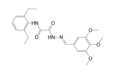 acetic acid, [(2,6-diethylphenyl)amino]oxo-, 2-[(E)-(3,4,5-trimethoxyphenyl)methylidene]hydrazide