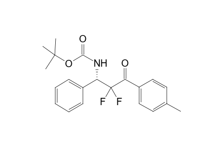 (S)-tert-Butyl N-(2,2-difluoro-3-oxo-1-phenyl-3-p-tolylpropyl)carbamate