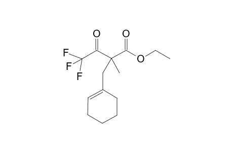 Ethyl 4,4,4-Trifluoro-2-[2-(1-cyclohexenyl)methyl]-2-methyl-3-oxobutanoate