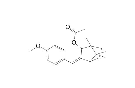 Bicyclo[2.2.1]heptan-2-ol, 3-[(4-methoxyphenyl)methylene]-1,7,7-trimethyl-, acetate, exo-