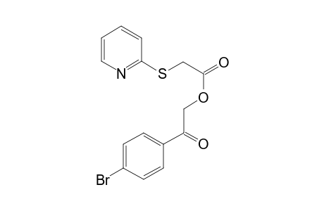 2-(4-Bromophenyl)-2-oxoethyl (2-pyridinylsulfanyl)acetate