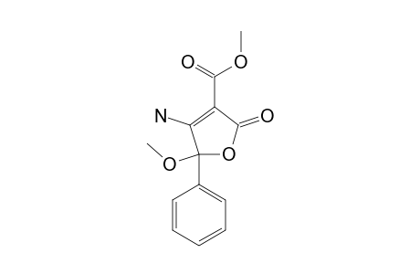 METHYL-4-AMINO-5-METHOXY-5-PHENYL-2-OXO-2,5-DIHYDROFURAN-3-CARBOXYLATE