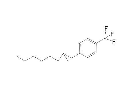 trans-1-[(2-Pentylcyclopropyl)methyl]-4-trifluoromethylbenzene