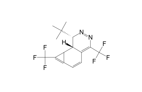1-(exo)-t-butyl-4,7-bis(trifluoromethyl)-1a,7b-dihydro-1H-cyclopropa[f]phthalazine